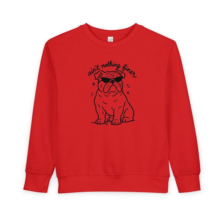 Toddler "Sunglass Pup" Sweatshirt