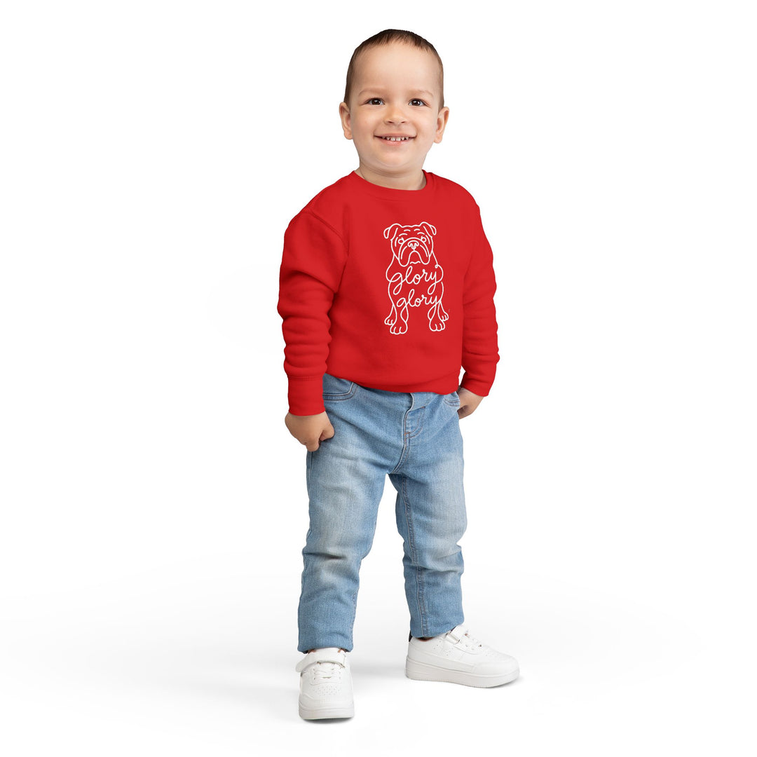 Toddler "Line Art Pup" Sweatshirt