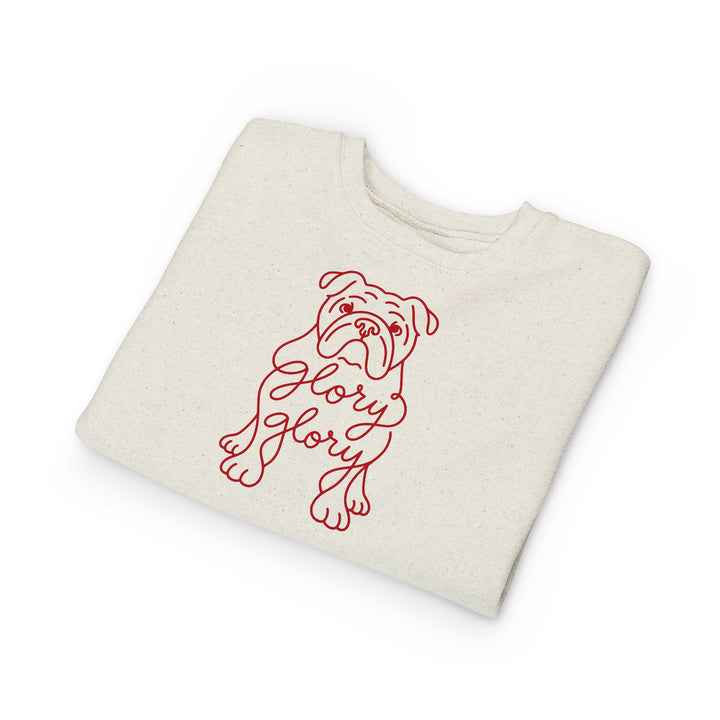 Toddler "Line Art Pup" Sweatshirt