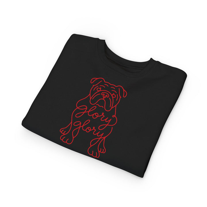Toddler "Line Art Pup" Sweatshirt