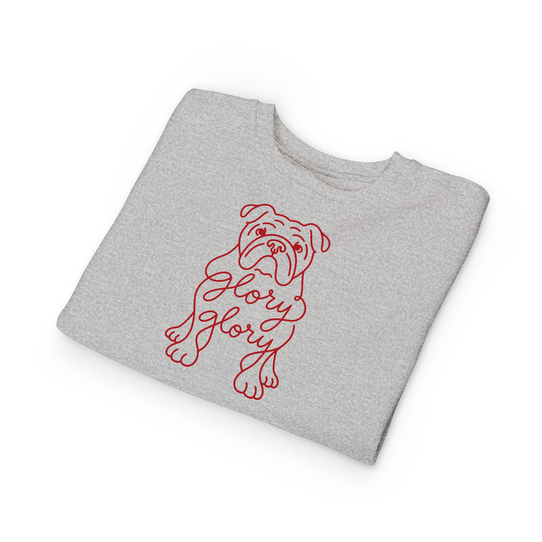 Toddler "Line Art Pup" Sweatshirt