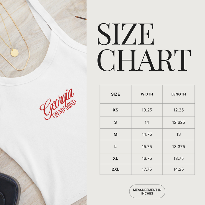 Adult Embroidered "On My Mind" Tank Top