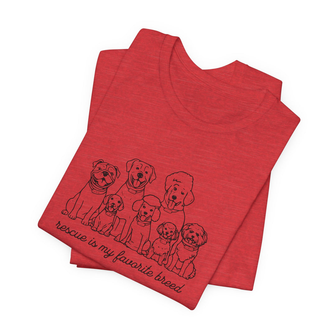 Adult Dog Rescue Tshirt