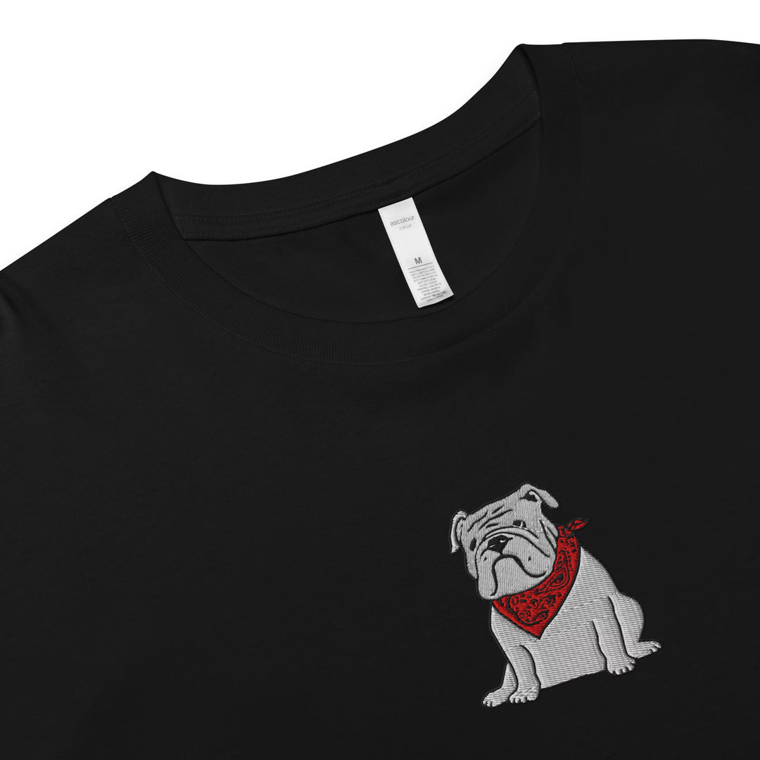 Adult Embroidered "Bandana Buddy" Crop Tee
