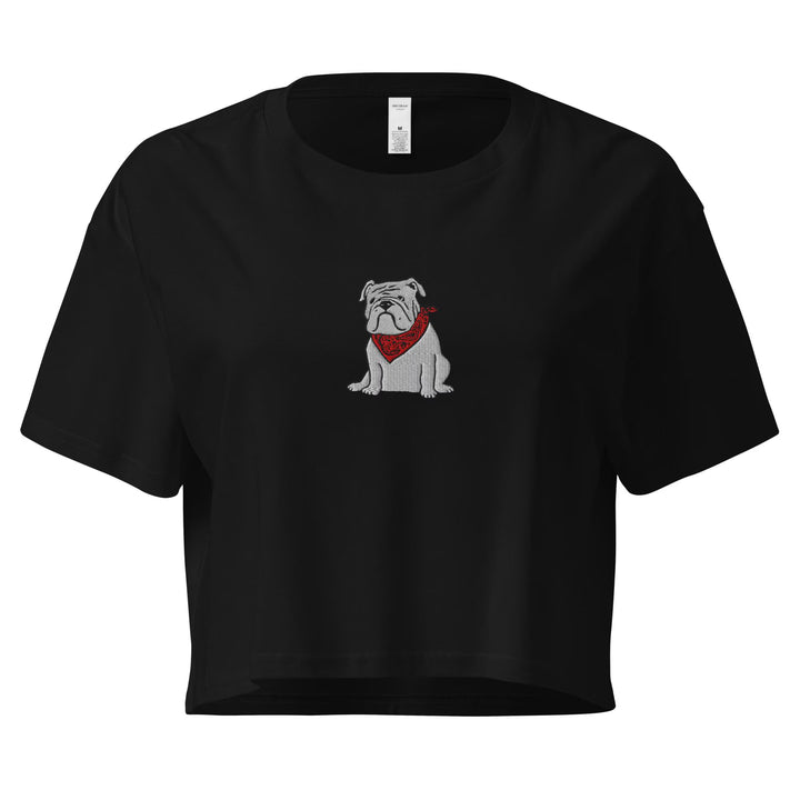 Adult Embroidered "Bandana Buddy" Crop Tee